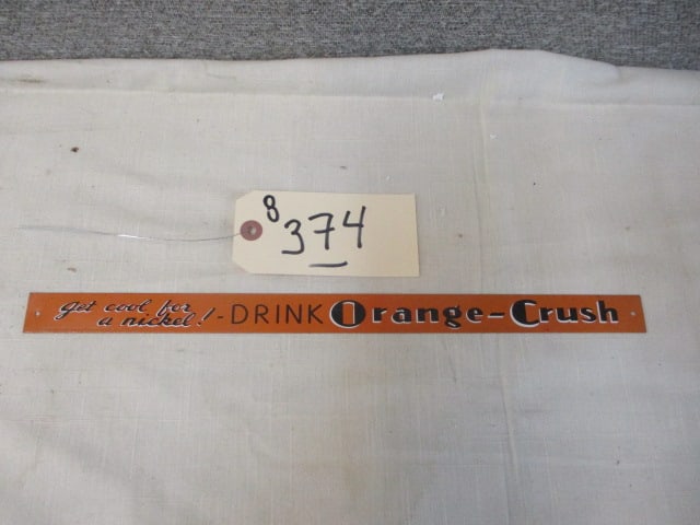 Tin Drink Orange Crush Door Push (1 of 3)