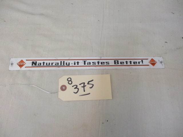 Tin  Orange Crush It Tastes Better Door Push (1 of 3)