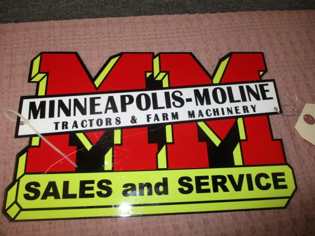 Powder coat Minneapolis Moline Sign (1 of 3)