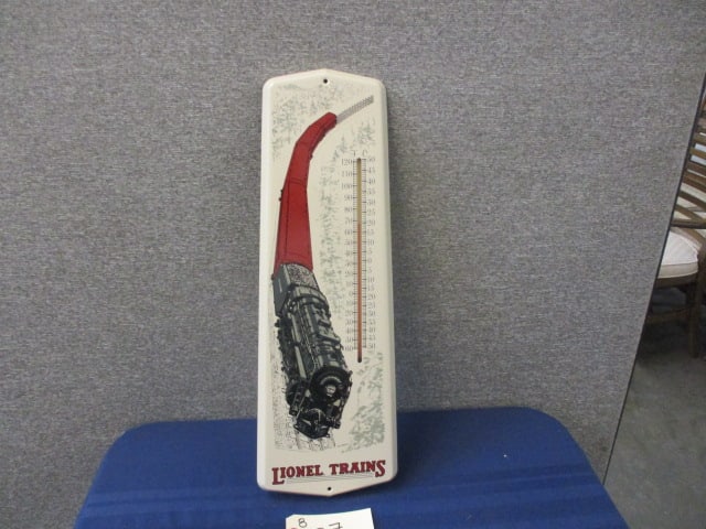Tin Lionel Trains Thermometer (1 of 3)