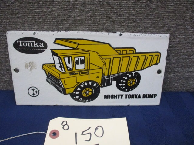 Porcelain Tonka Sign (1 of 3)