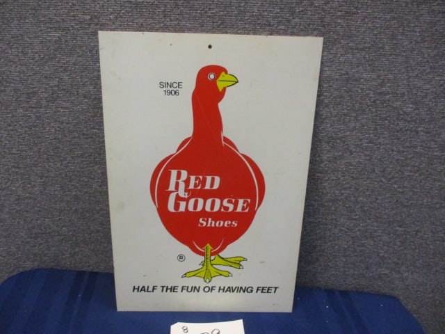 Poly Red Goose Shoes Sign (1 of 3)