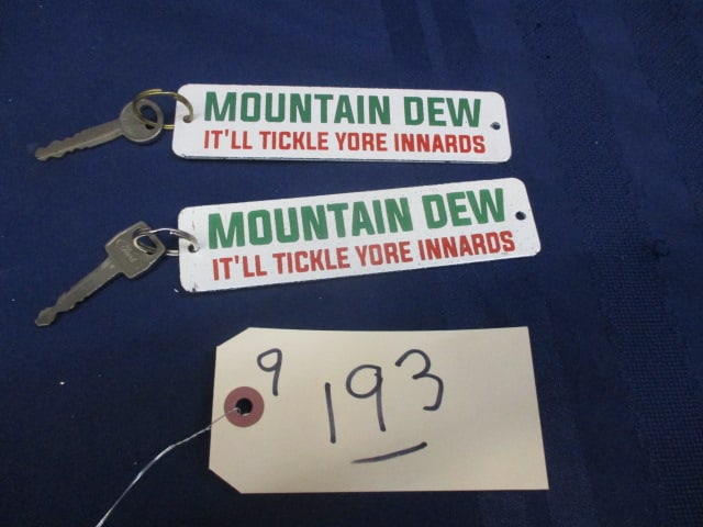 Porcelain Mountain Dew Key Holders (1 of 3)
