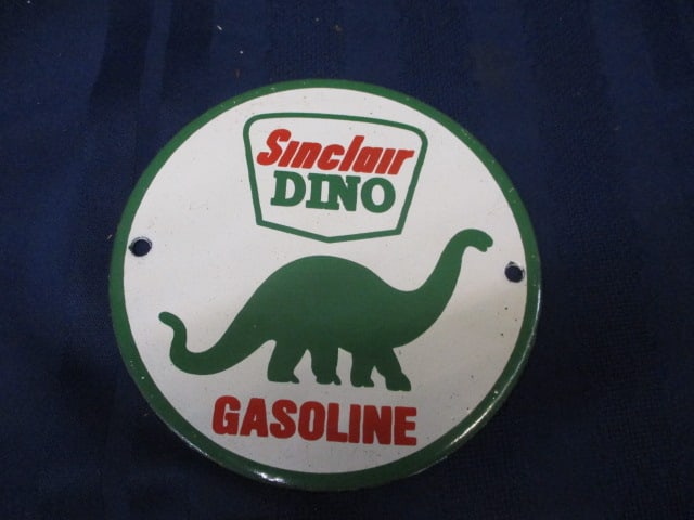 Porcelain Sinclair Gasoline Sign (1 of 3)