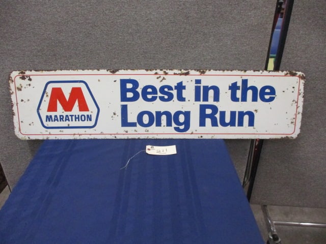 Tin Marathon 2-sided Sign (1 of 2)