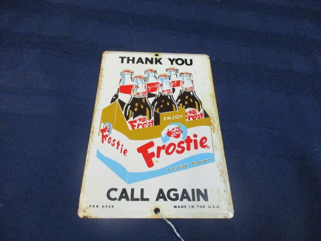 Tin Frostie Root Beer Door Push (1 of 3)