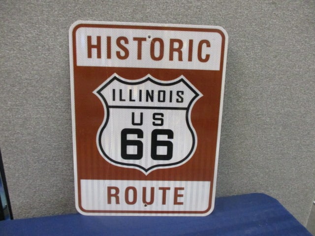 Aluminum Historic Route 66 Sign (1 of 3)