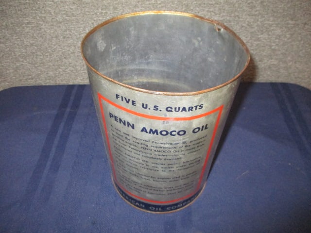 5 Quart Penn Amoco Oil Can - 2