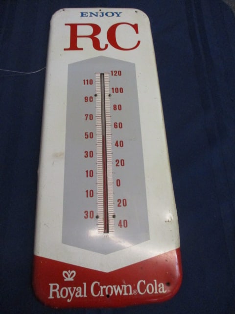 Tin R.C. Cola Thermometer - 3