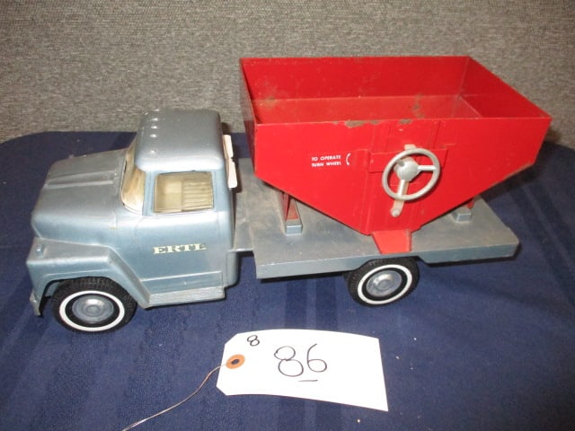 Ertl Gravity Bin Truck: 15"L x 7"T x 6"