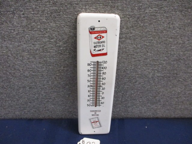 Aluminum DX Outboard Oil Thermometor: 3.25"W x 11.5"T