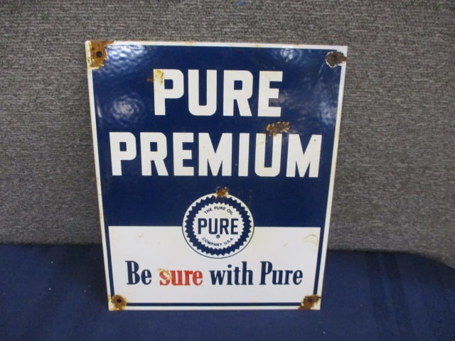 Porcelain Pure Premium Pump Plaque: 10"W x 12"T