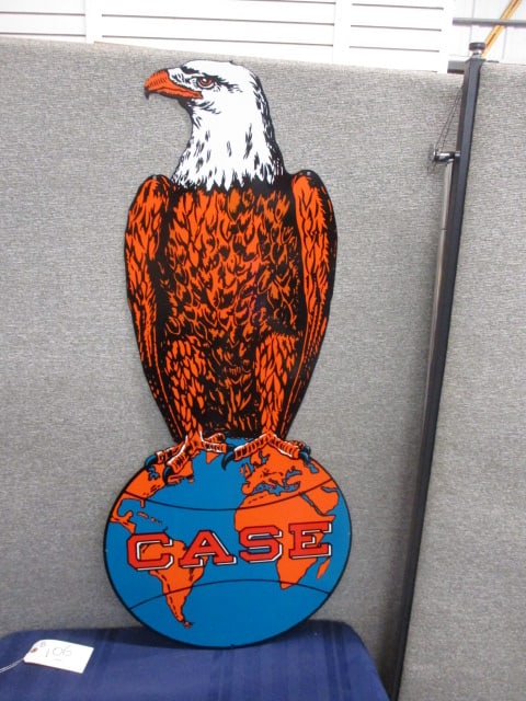 Powder Coat Case Eagle Sign - 3