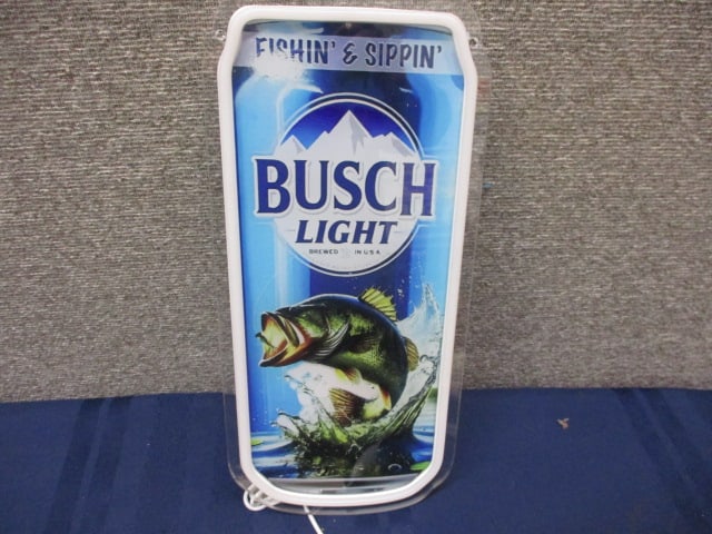 USB Lighted Busch Light Sign - 2