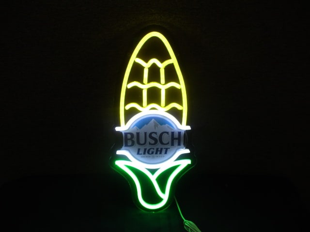 USB Lighted Busch Light Sign: 8"W x 16.25"T