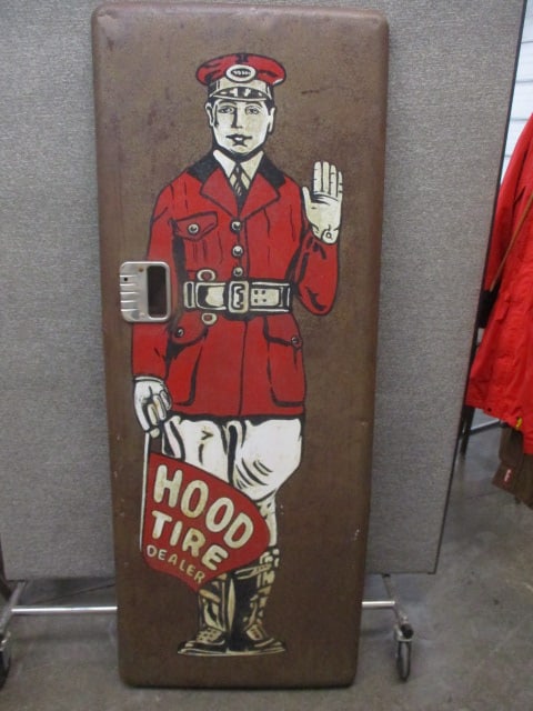 Painted Hood Tire Dealer Cabinet Door: *PICK UP ONLY* 24"W x 62.5"T