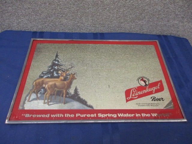 Leinenkugel Beer Mirror: 18"W x 12"T