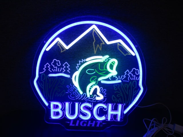 USB Busch Light Beer Sign (1 of 3)