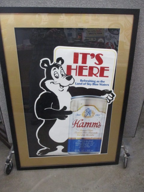 Framed Hamm's Beer Poster - 3