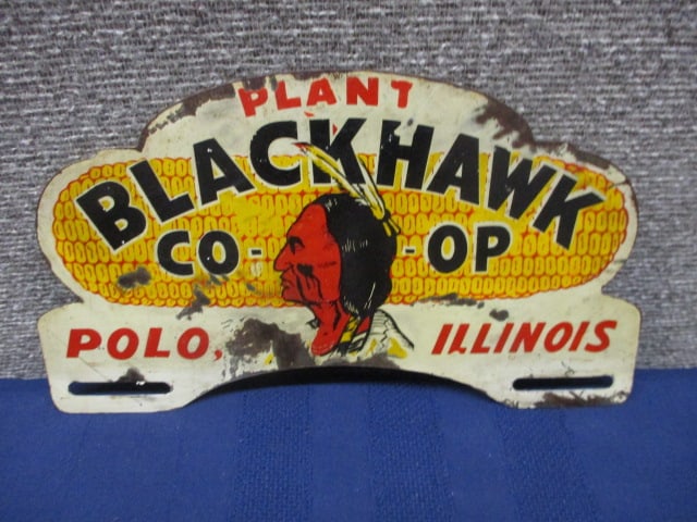 Tin Blackhawk Co-op License Topper (1 of 3)