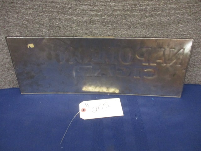 Stamped Tin Napolean Cigars Sign - 2