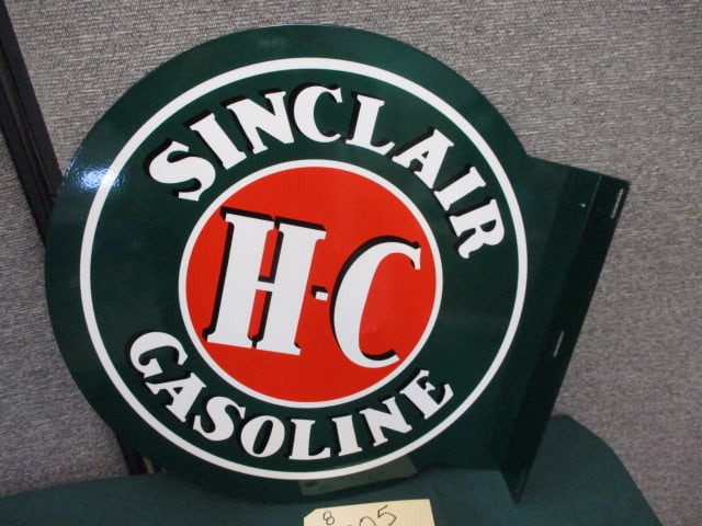 Powder Coat Sinclair Flange Sign (1 of 3)