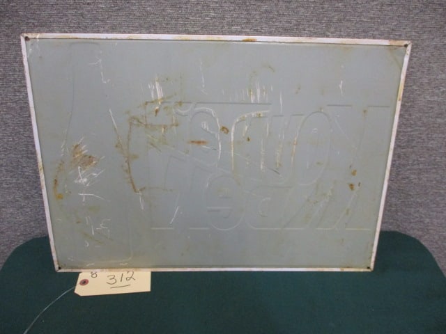 Stamped Tin Mountain Dew Sign - 2