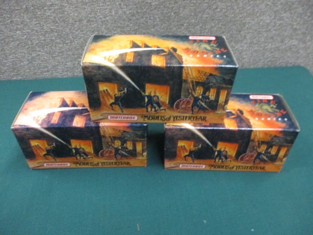 Matchbox Fire Engine Series Trucks: 17"W x 11"T