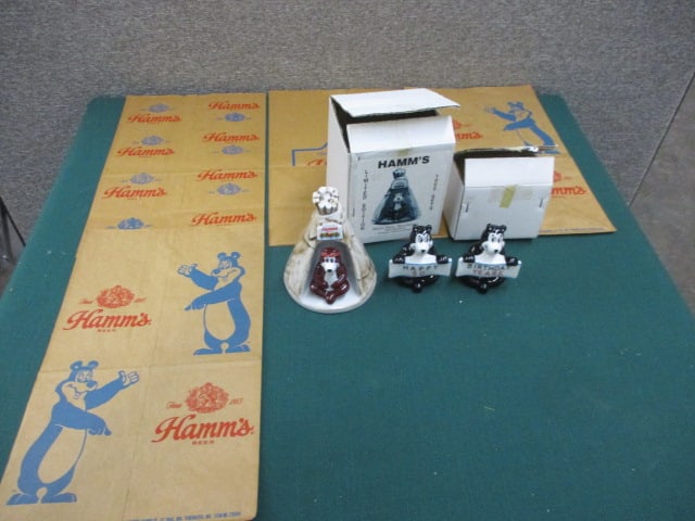 Hamm's Salt & Peppers & Collectibles: 17"W x 11"T