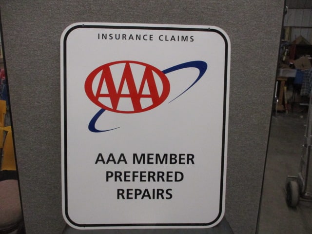 Aluminum 2-sided AAA Member Sign (1 of 2)