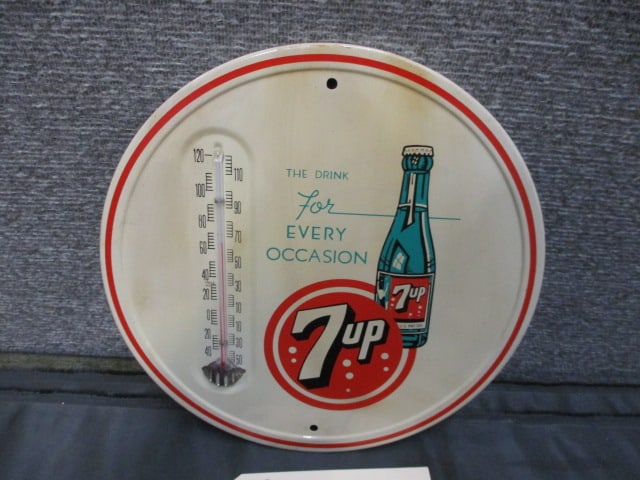 Tin 7-up Thermometer (1 of 3)
