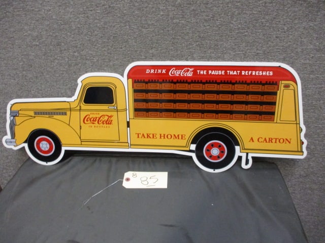 Powder Coat Coca-Cola Delivery Truck Sign (1 of 3)