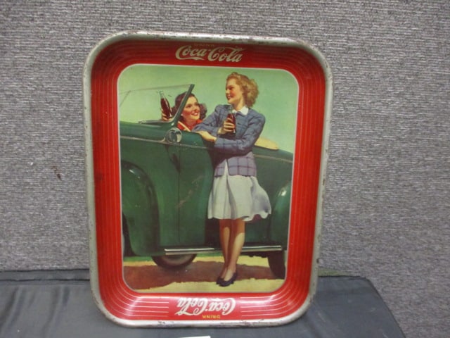 1942 Coca-Cola Beverage Tray (1 of 3)