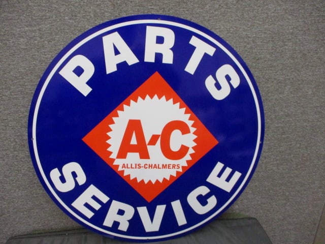 Powder Coat Allis Chalmers Service Sign: 24"W x 24"T