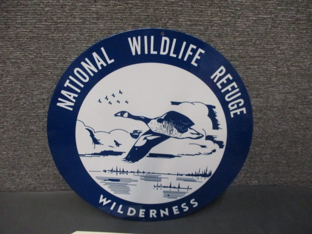 Powder Coat National Wildlife Refuge Sign: 12"W x 12"T