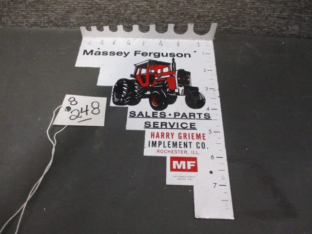 Tin Massey Ferguson Guage: 6"W x 8"T