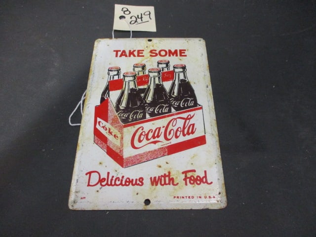 Tin Coca-Cola Door Push - 3