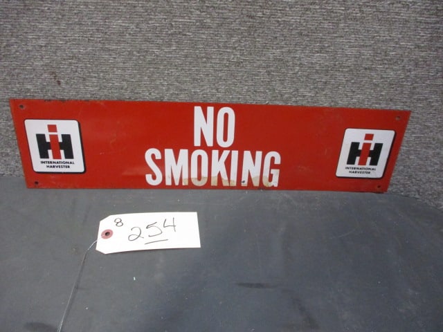 Tin I/H No Smoking Sign (1 of 3)