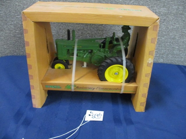 Ertl John Deere A Tractor: 10.5"W x 9"T