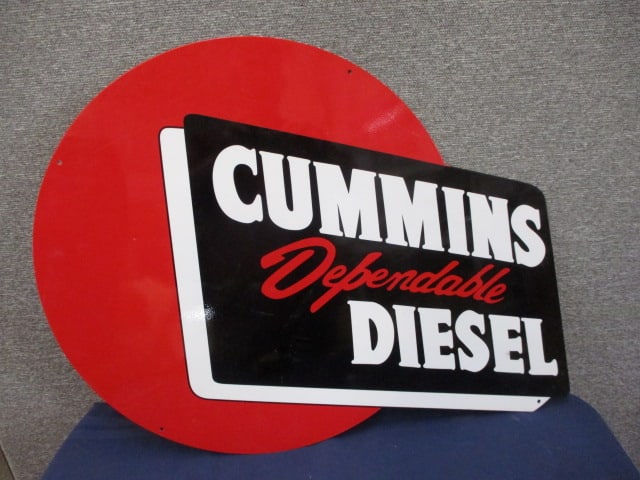 Powder Coat Cummins Diesel Sign (1 of 3)