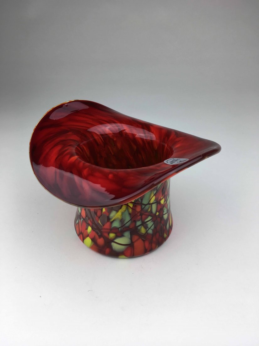 Fenton Red Top Hat (1 of 3)