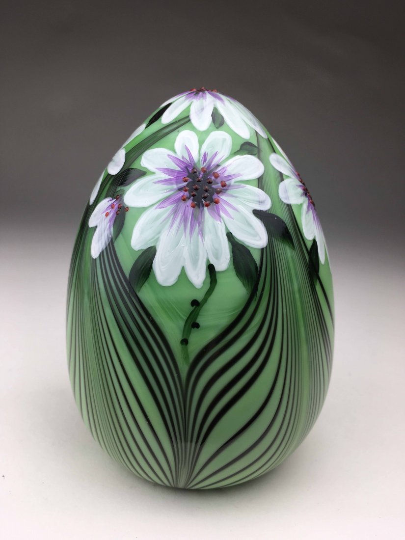 Fenton Hand Painted Egg (1 of 3)