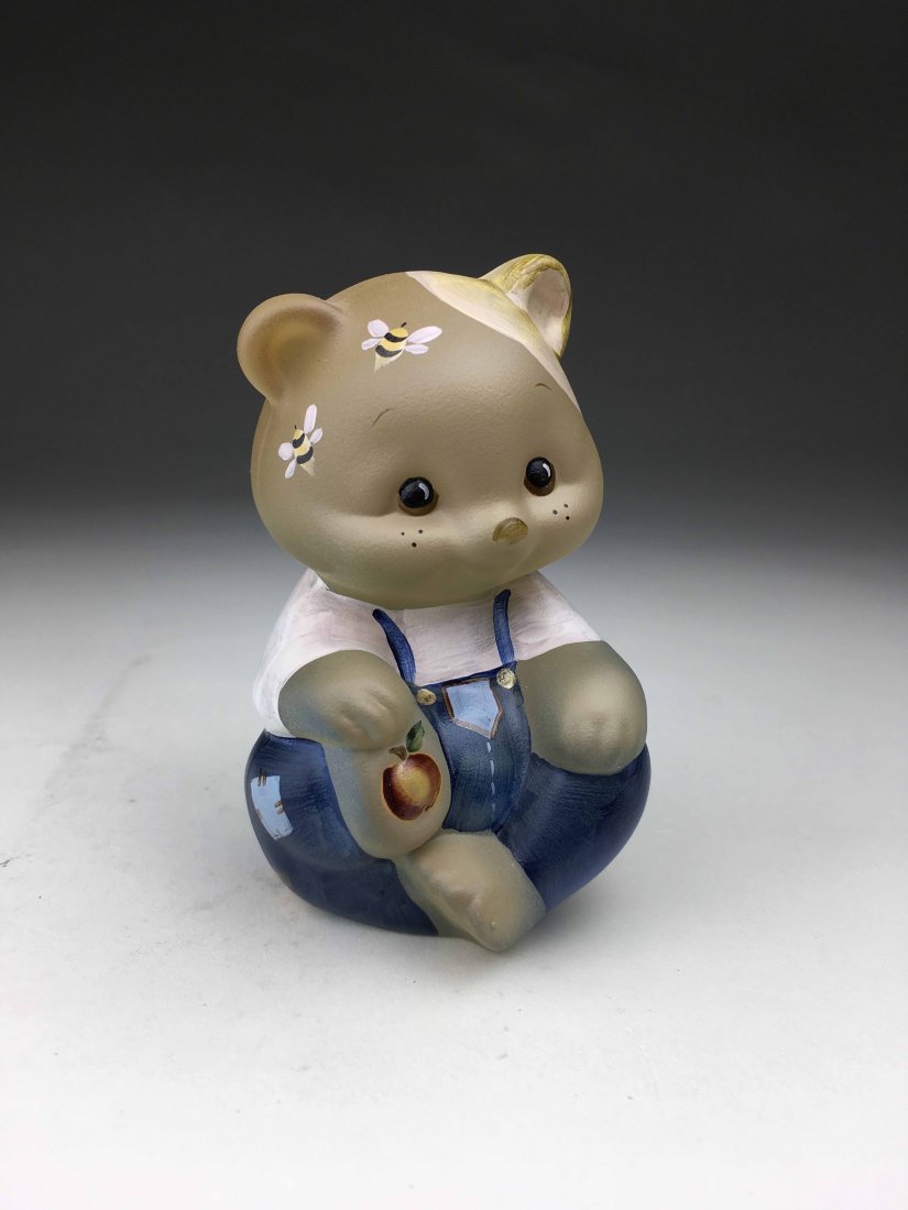 Fenton Hand Painted Bear (1 of 3)