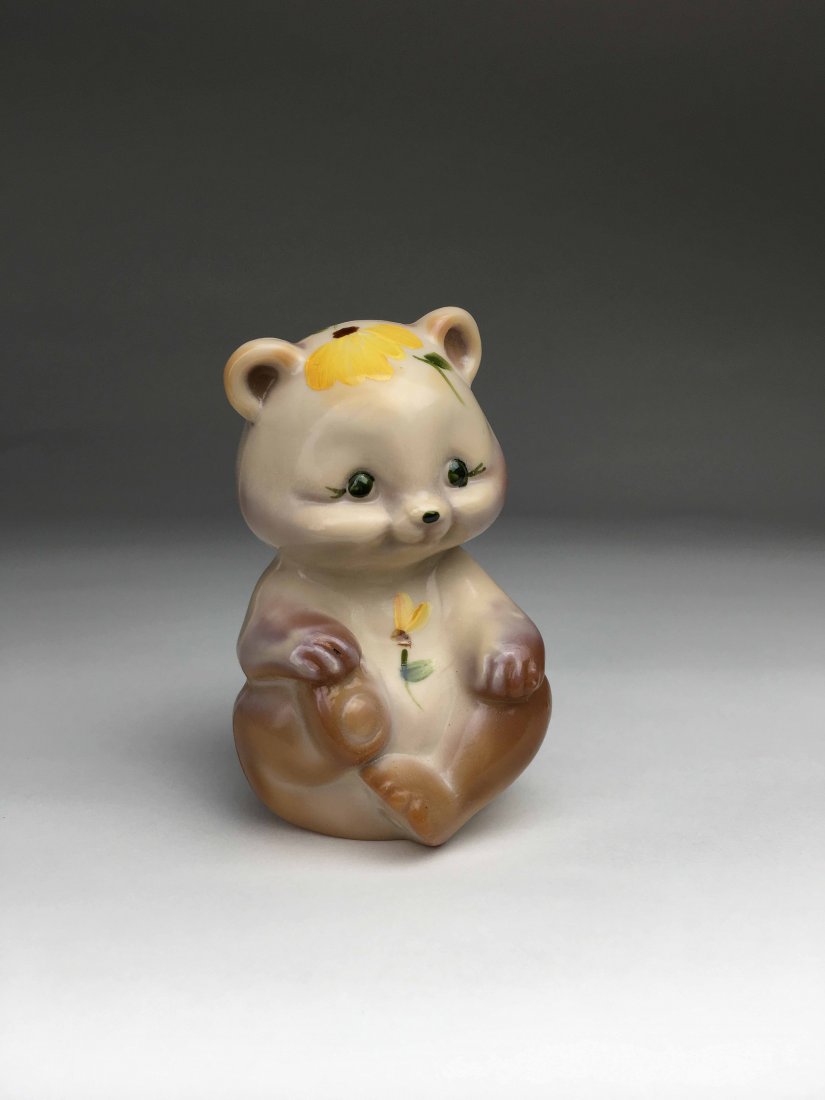 Fenton Hand Painted Bear (1 of 3)