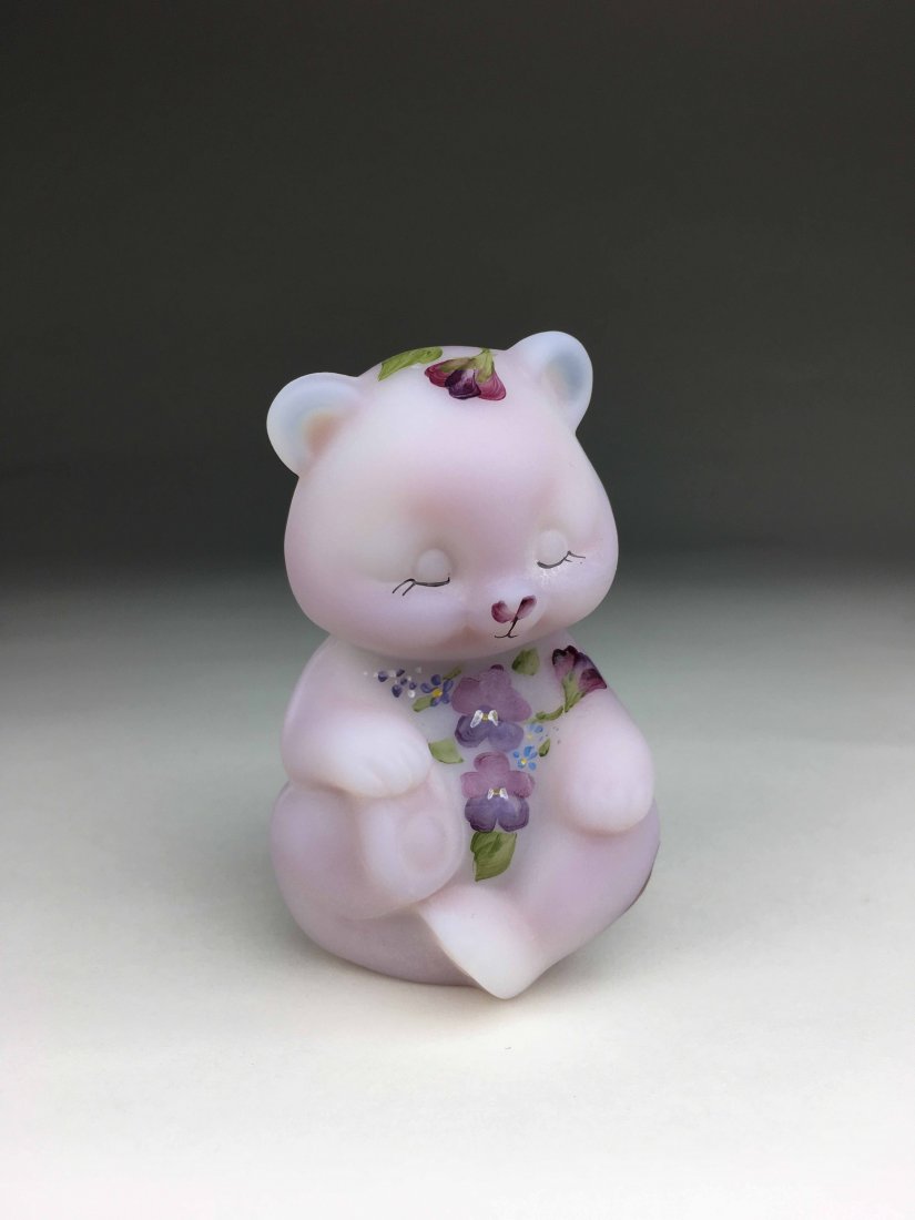 Fenton Hand Painted Bear (1 of 3)