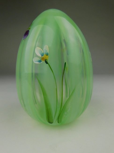 Fenton Hand Painted Egg (1 of 2)