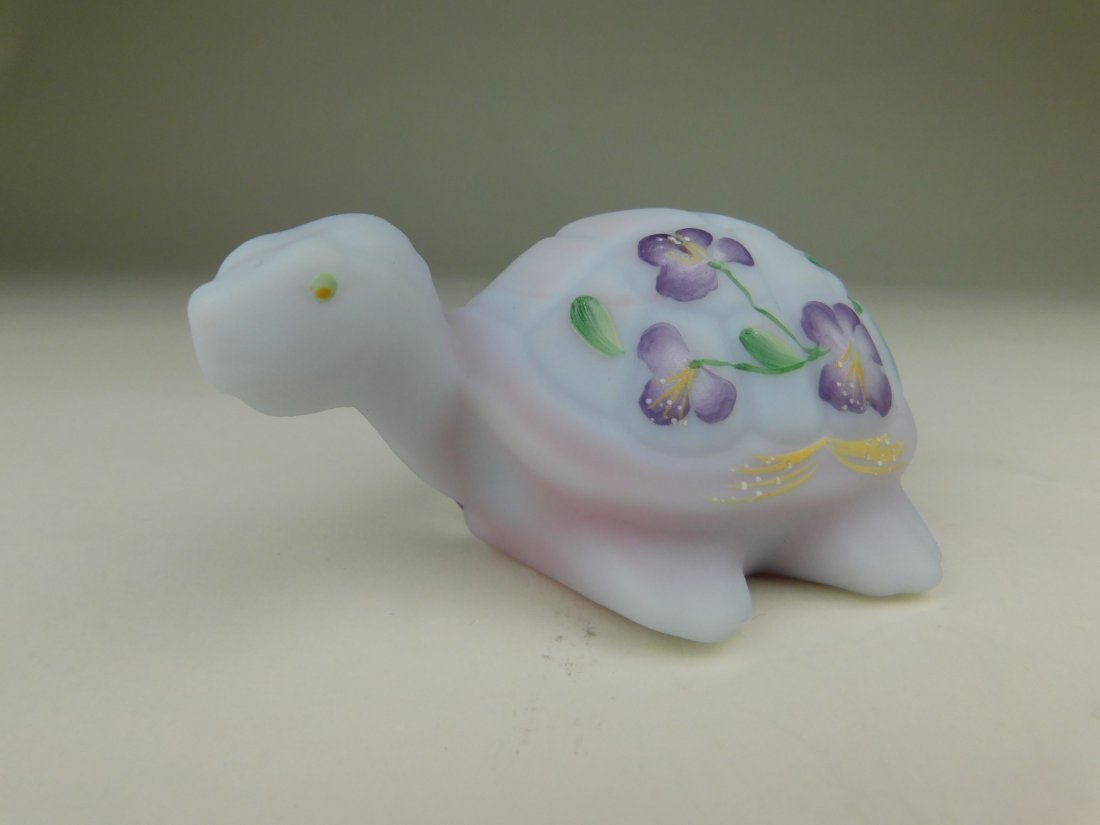 Fenton Hand Painted Turtle (1 of 3)