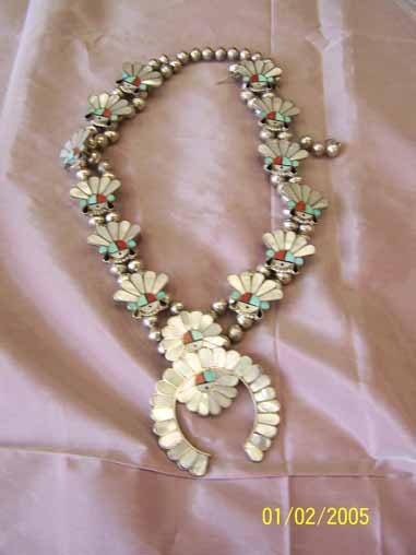 Navajo  Double Stranded Necklace ( Signed Piece) (1 of 2)