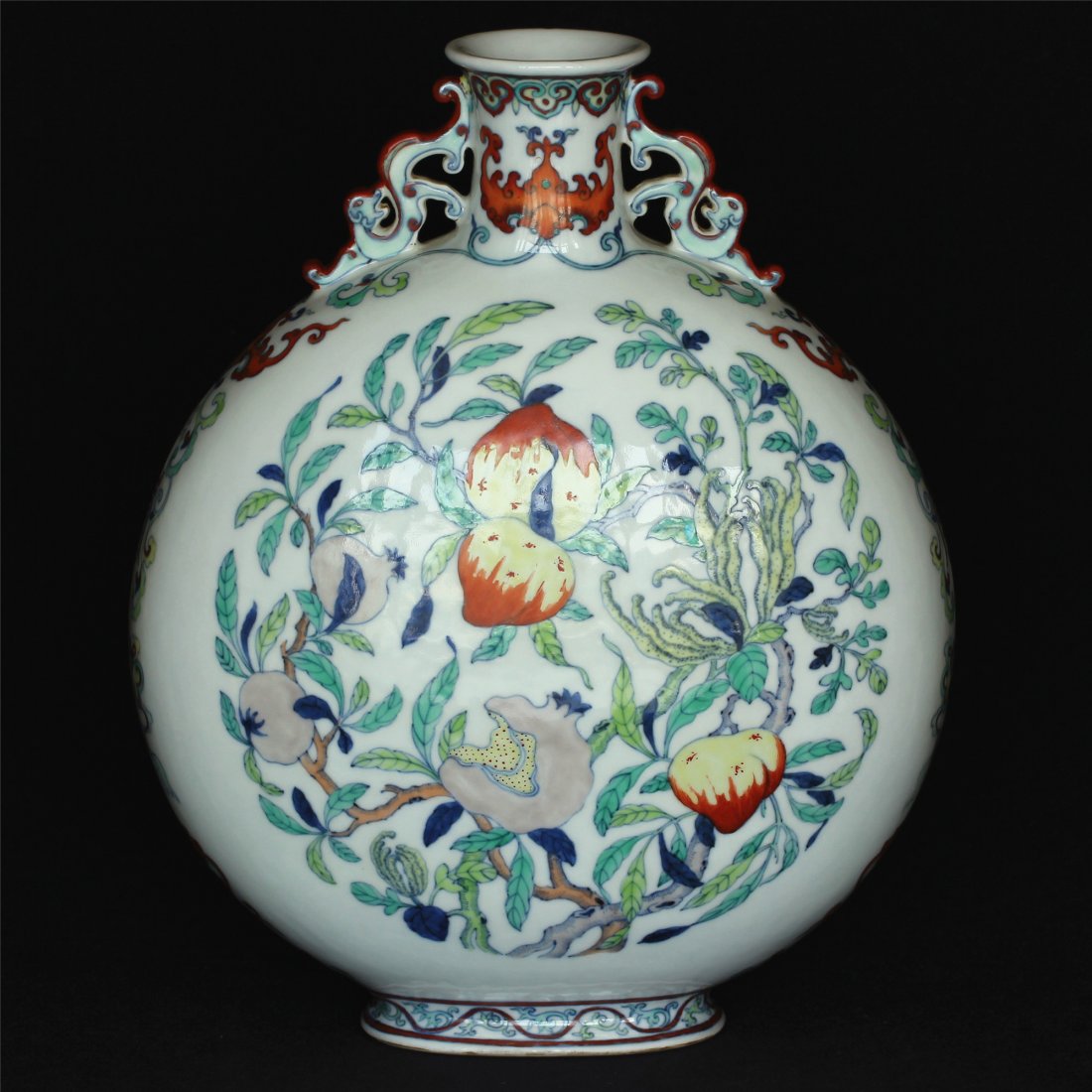 Doucai porcelain vase of Qing Dynasty QianLong mark. (1 of 10)