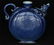 Blue glaze carving porcelain pot of Ming Dynasty YongLe - 3